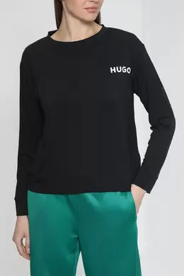 HUGO BOSS: Чёрный свитшот 