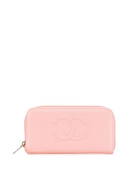 CHANEL Pre-Owned: Розовый кошелёк 