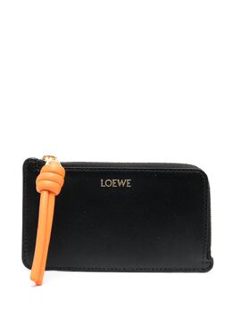 LOEWE: Чёрный картхолдер 