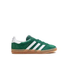 adidas: Зелёные кроссовки  Gazelle Indoor