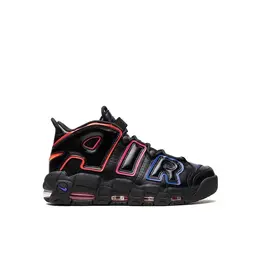 NIKE: Чёрные кроссовки  Air More Uptempo