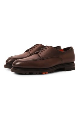 Santoni: Коричневые туфли 