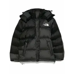 The North Face: Чёрный пуховик 