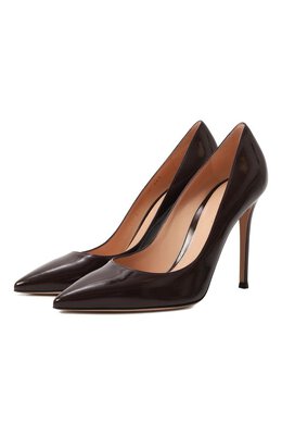 Gianvito Rossi: Бордовые туфли  Gianvito 105