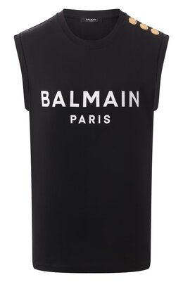 Balmain: Хлопковый топ 