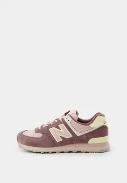 New Balance: Фиолетовые кроссовки 