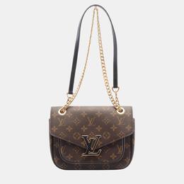 Louis Vuitton: Коричневая сумка 
