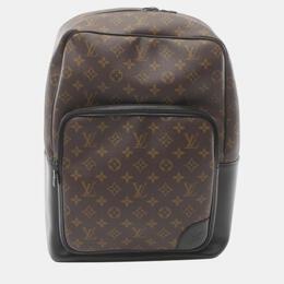 Louis Vuitton: Коричневый рюкзак 