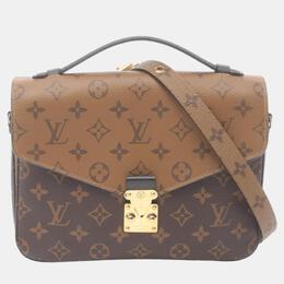 Louis Vuitton: Коричневая сумка  Pochette