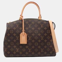 Louis Vuitton: Коричневая сумка 