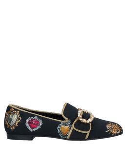 Dolce&Gabbana: Чёрные лоферы 