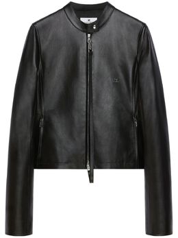 Courrèges: Кожаная куртка 