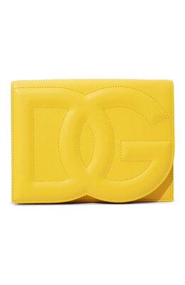 Dolce & Gabbana: Жёлтая сумка  DG