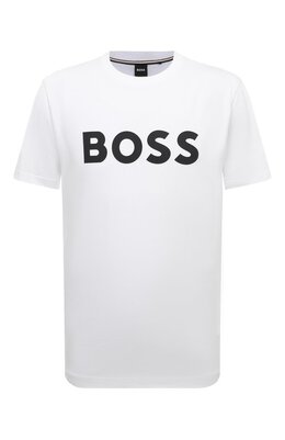 BOSS: Хлопковая футболка 