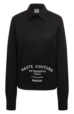 VETEMENTS: Хлопковая рубашка 