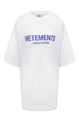 VETEMENTS: Хлопковая футболка 