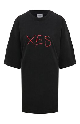 VETEMENTS: Хлопковая футболка 