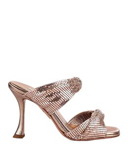 Aquazzura: Розовые сандалии 