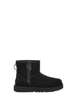 UGG: Чёрные ботинки  Classic Mini