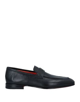 Santoni: Чёрные туфли 