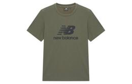 New Balance: Зелёная футболка 