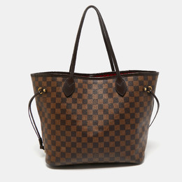 Louis Vuitton: Коричневая сумка  Neverfull MM