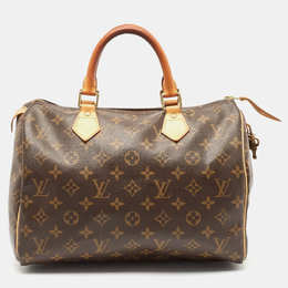 Louis Vuitton: Коричневая сумка  Speedy 30