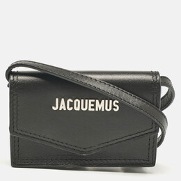 Jacquemus: Чёрный кошелёк  Le Porte Azur