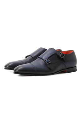 Santoni: Синие туфли 