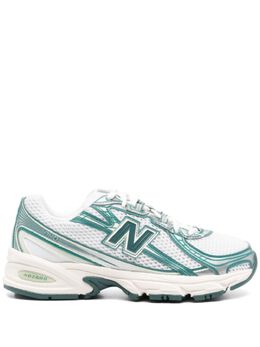 New Balance: Белые кроссовки 