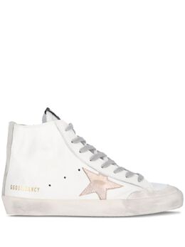 Golden Goose: Белые кроссовки  Francy