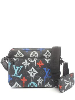 Louis Vuitton Pre-Owned: Чёрная сумка 