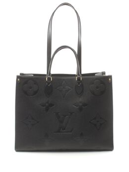 Louis Vuitton Pre-Owned: Чёрная сумка-шоппер 