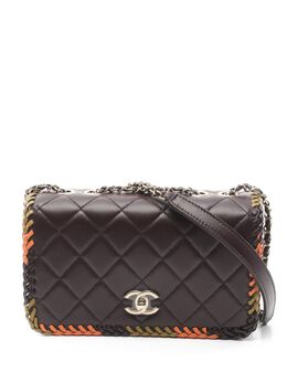 CHANEL Pre-Owned: Коричневая сумка 