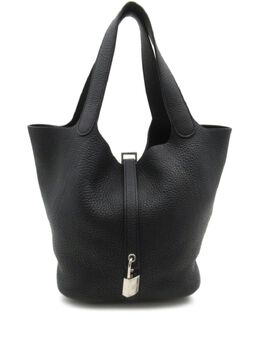 Hermès Pre-Owned: Чёрная сумка-шоппер 