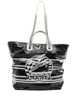 CHANEL Pre-Owned: Чёрная сумка 