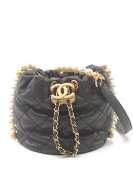 CHANEL Pre-Owned: Чёрная сумка 