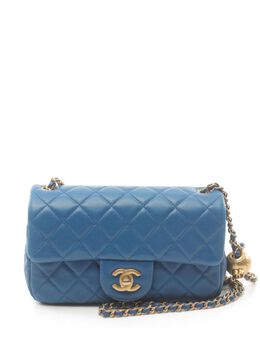 CHANEL Pre-Owned: Голубая сумка 