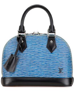 Louis Vuitton Pre-Owned: Голубая сумка 