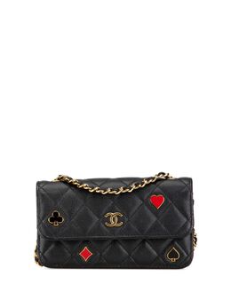 CHANEL Pre-Owned: Чёрная сумка через плечо 