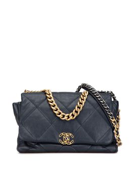 CHANEL Pre-Owned: Голубая сумка 