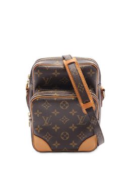 Louis Vuitton Pre-Owned: Коричневая сумка через плечо 