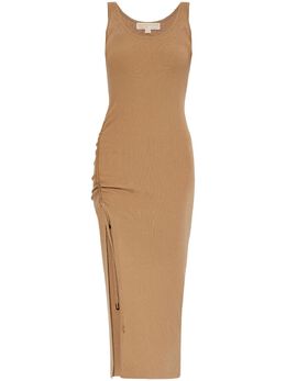 Michael Michael Kors: Коричневое платье 