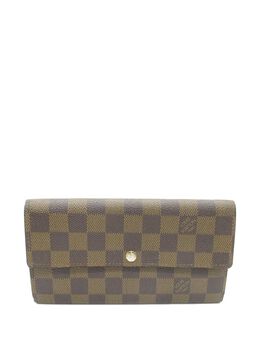 Louis Vuitton Pre-Owned: Коричневый кошелёк 