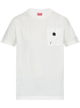 Kenzo: Футболка с цветочным принтом 