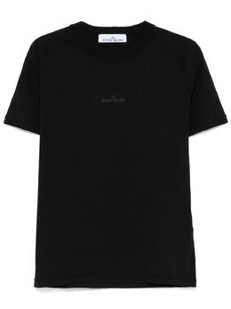 Stone Island: Футболка с принтом 