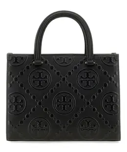 Tory Burch: Чёрная сумка-шоппер 