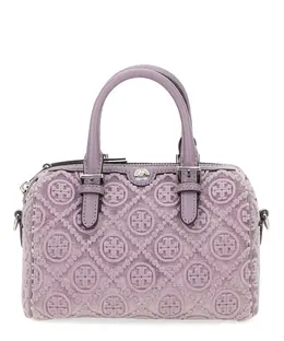 Tory Burch: Фиолетовая сумка 