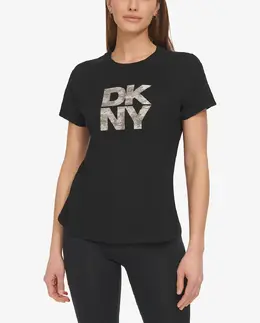 DKNY: Чёрная футболка 