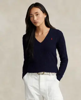 Polo Ralph Lauren: Тёмный свитер 